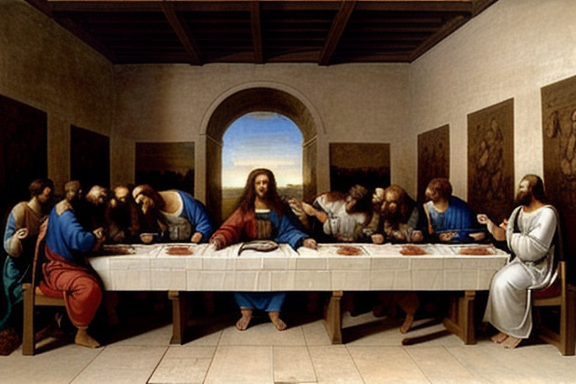 The Last Supper - Painting by Leonardo da Vinci